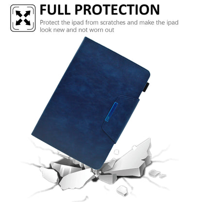 Tablet Case for Amazon Fire Max 11 , Card Holder Cowhide Texture PU Leather Stand Cover
