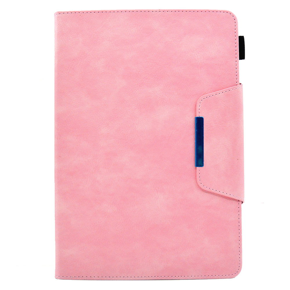 Tablet Case for Amazon Fire Max 11 , Card Holder Cowhide Texture PU Leather Stand Cover