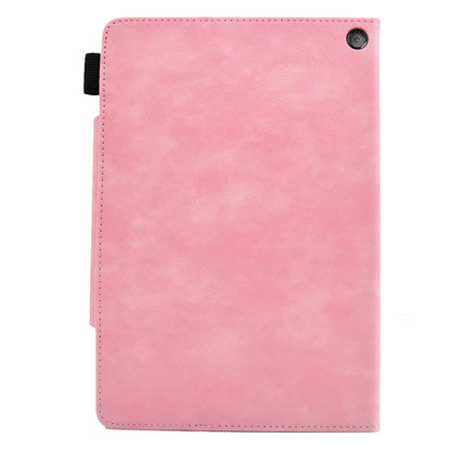 Tablet Case for Amazon Fire Max 11 , Card Holder Cowhide Texture PU Leather Stand Cover