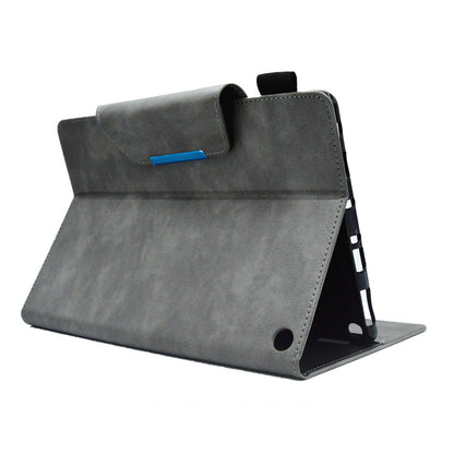 Tablet Case for Amazon Fire Max 11 , Card Holder Cowhide Texture PU Leather Stand Cover