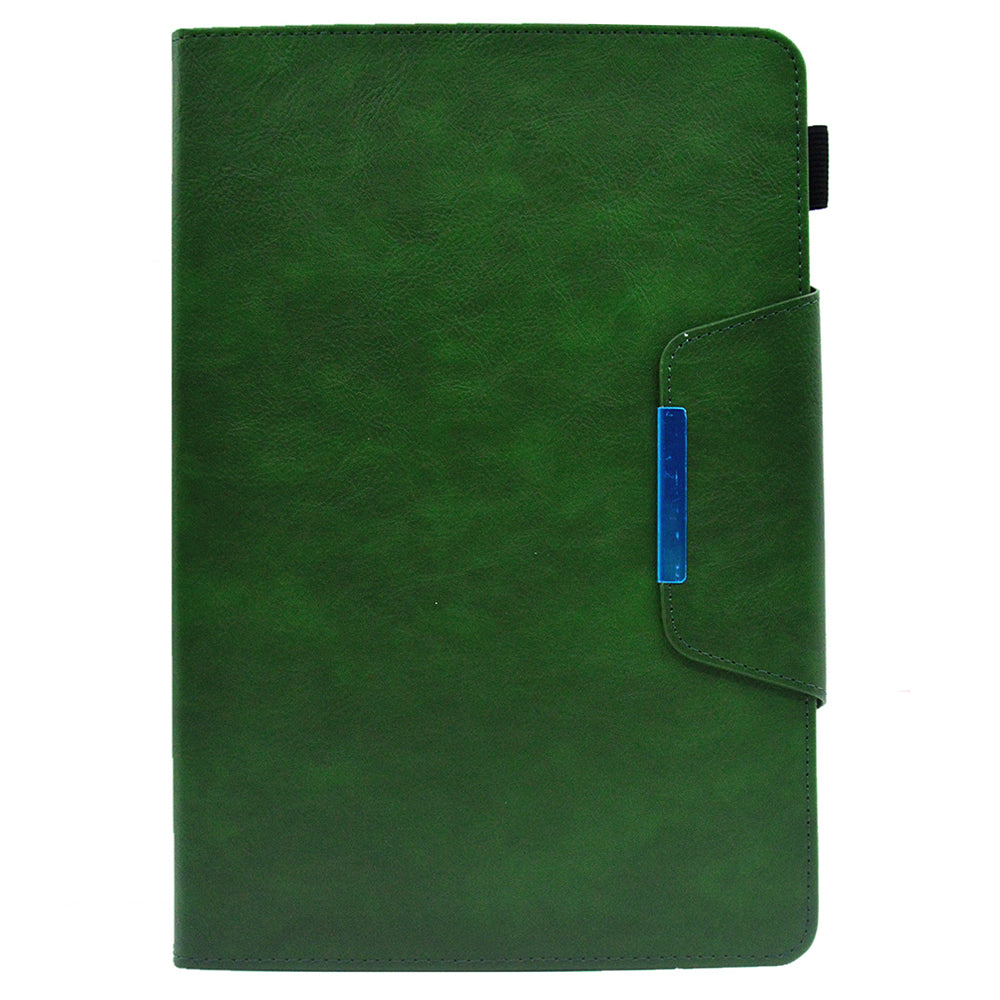 Tablet Case for Amazon Fire Max 11 , Card Holder Cowhide Texture PU Leather Stand Cover