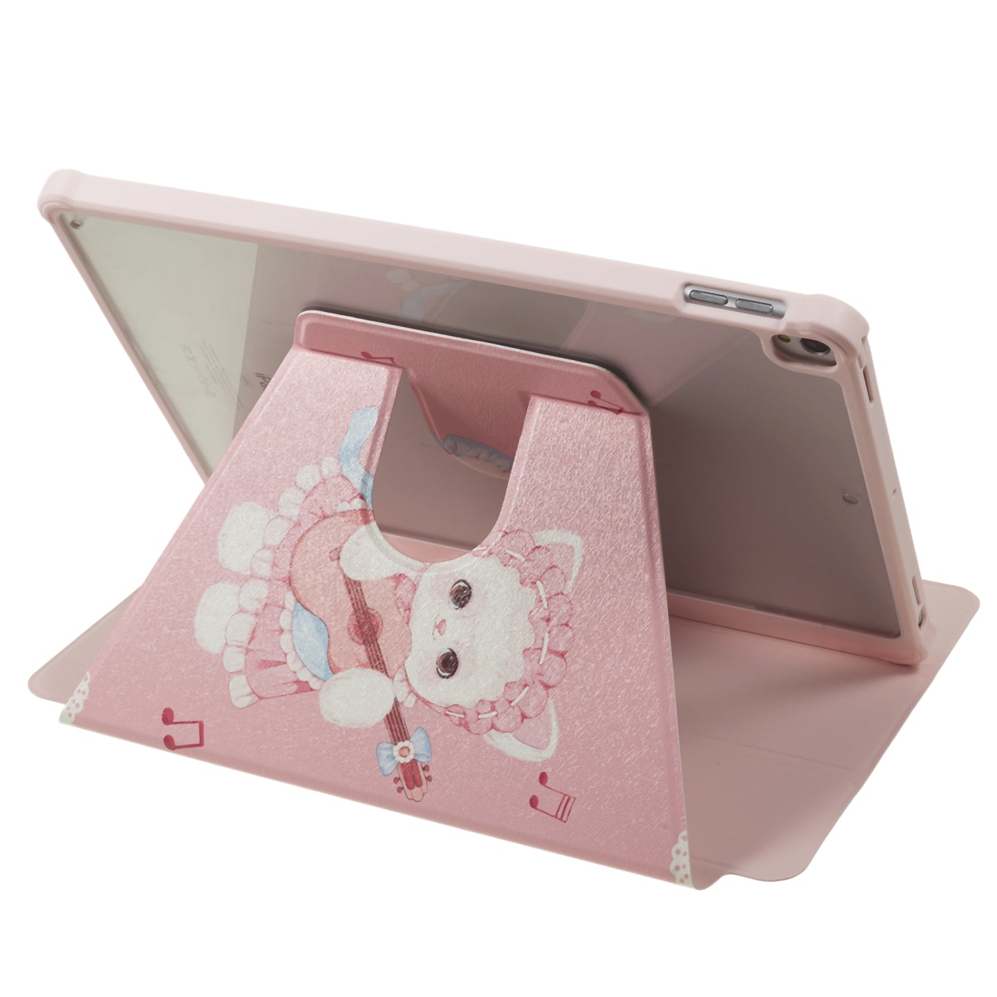 For iPad 10.2 (2021) / (2019) / (2020) / iPad Pro 10.5-inch (2017) Anti-Drop Tablet Case Pattern Printed Leather Cover with Pencil Slot