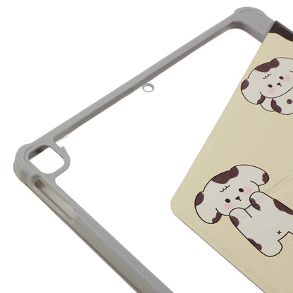 For iPad 10.2 (2021) / (2019) / (2020) / iPad Pro 10.5-inch (2017) Anti-Drop Tablet Case Pattern Printed Leather Cover with Pencil Slot