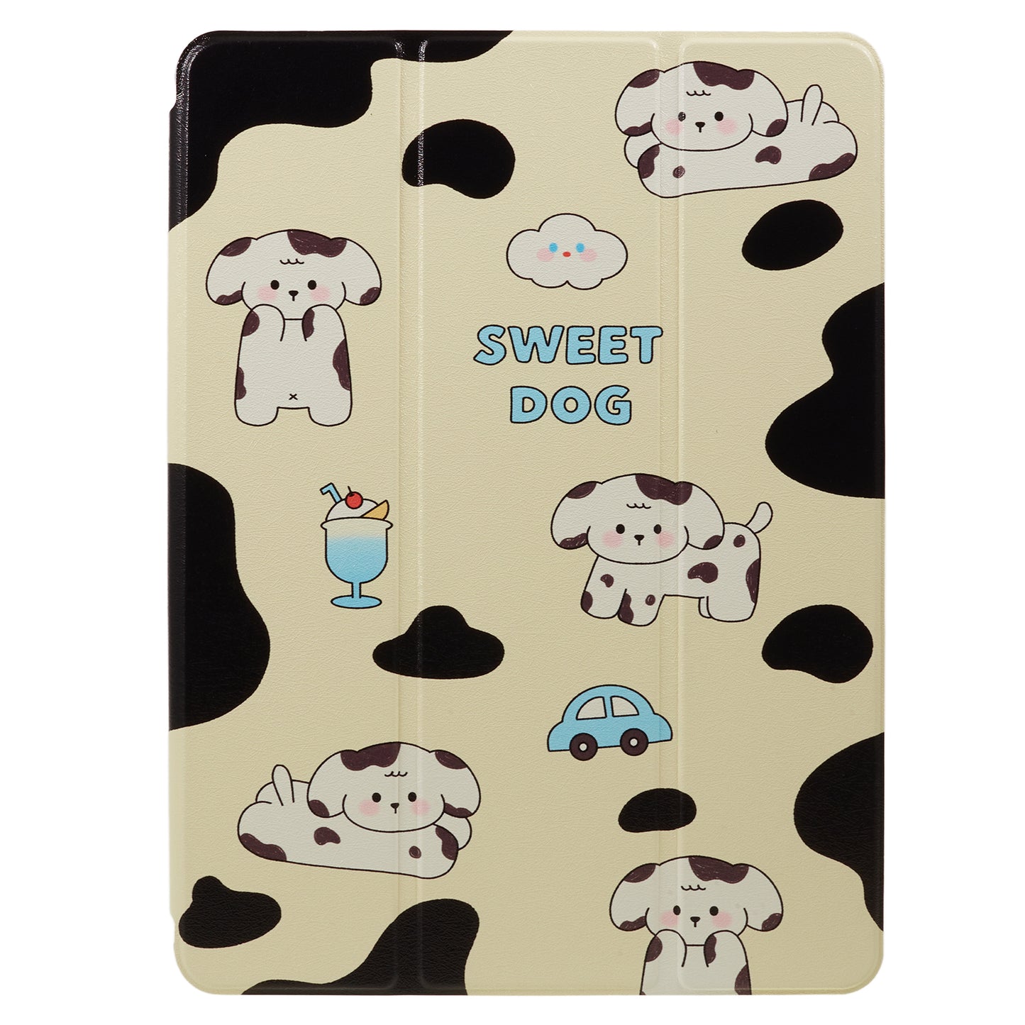 For iPad 10.2 (2021) / (2019) / (2020) / iPad Pro 10.5-inch (2017) Anti-Drop Tablet Case Pattern Printed Leather Cover with Pencil Slot