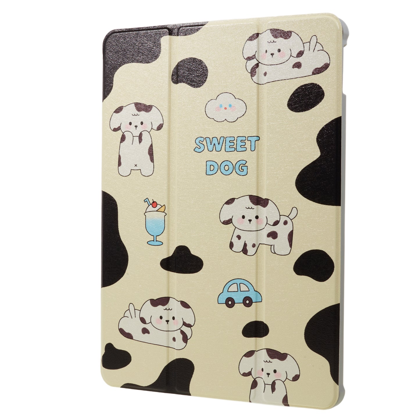 For iPad 10.2 (2021) / (2019) / (2020) / iPad Pro 10.5-inch (2017) Anti-Drop Tablet Case Pattern Printed Leather Cover with Pencil Slot