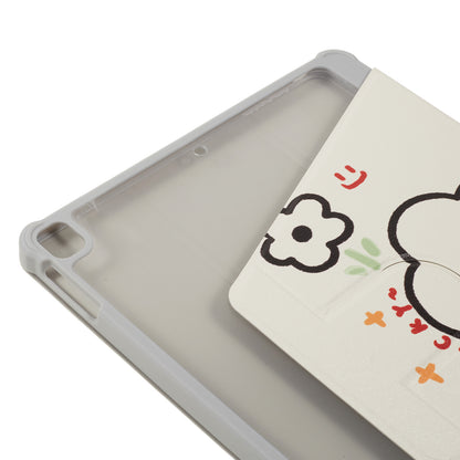 For iPad 10.2 (2021) / (2019) / (2020) / iPad Pro 10.5-inch (2017) Anti-Drop Tablet Case Pattern Printed Leather Cover with Pencil Slot