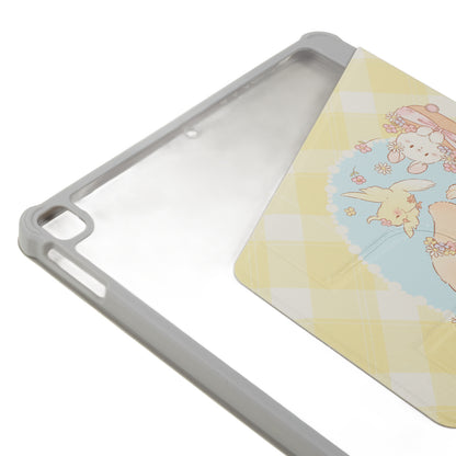 For iPad 10.2 (2021) / (2019) / (2020) / iPad Pro 10.5-inch (2017) Anti-Drop Tablet Case Pattern Printed Leather Cover with Pencil Slot