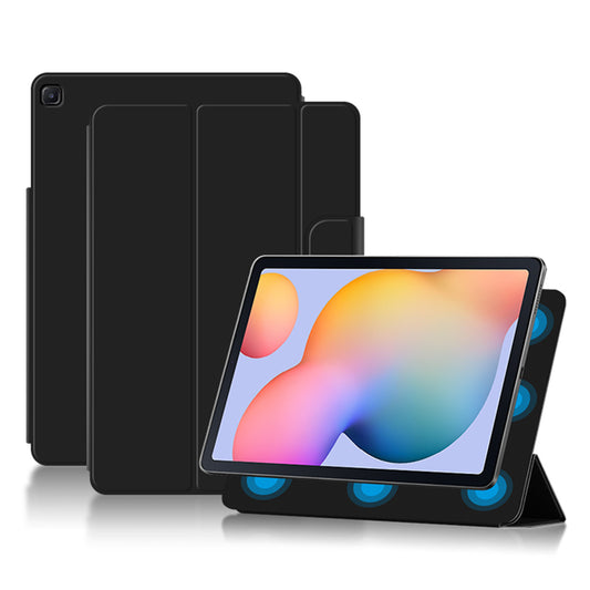 Tri-fold Stand Cover for Samsung Galaxy Tab S6 Lite / Tab S6 Lite (2022) , PU Leather Magnetic Smart Tablet Case