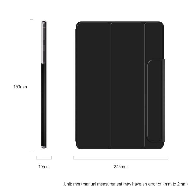 Tri-fold Stand Cover for Samsung Galaxy Tab S6 Lite / Tab S6 Lite (2022) , PU Leather Magnetic Smart Tablet Case