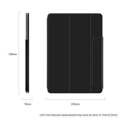 Tri-fold Stand Cover for Samsung Galaxy Tab S6 Lite / Tab S6 Lite (2022) , PU Leather Magnetic Smart Tablet Case