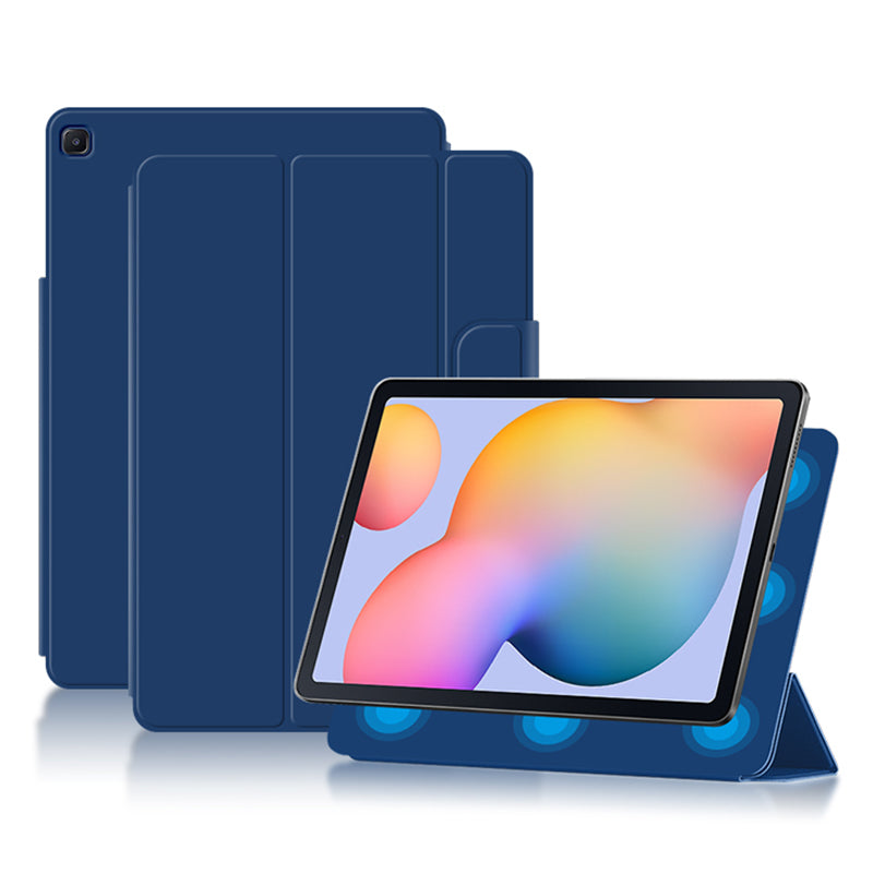 Tri-fold Stand Cover for Samsung Galaxy Tab S6 Lite / Tab S6 Lite (2022) , PU Leather Magnetic Smart Tablet Case