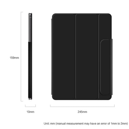 Tri-fold Stand Cover for Samsung Galaxy Tab S6 Lite / Tab S6 Lite (2022) , PU Leather Magnetic Smart Tablet Case