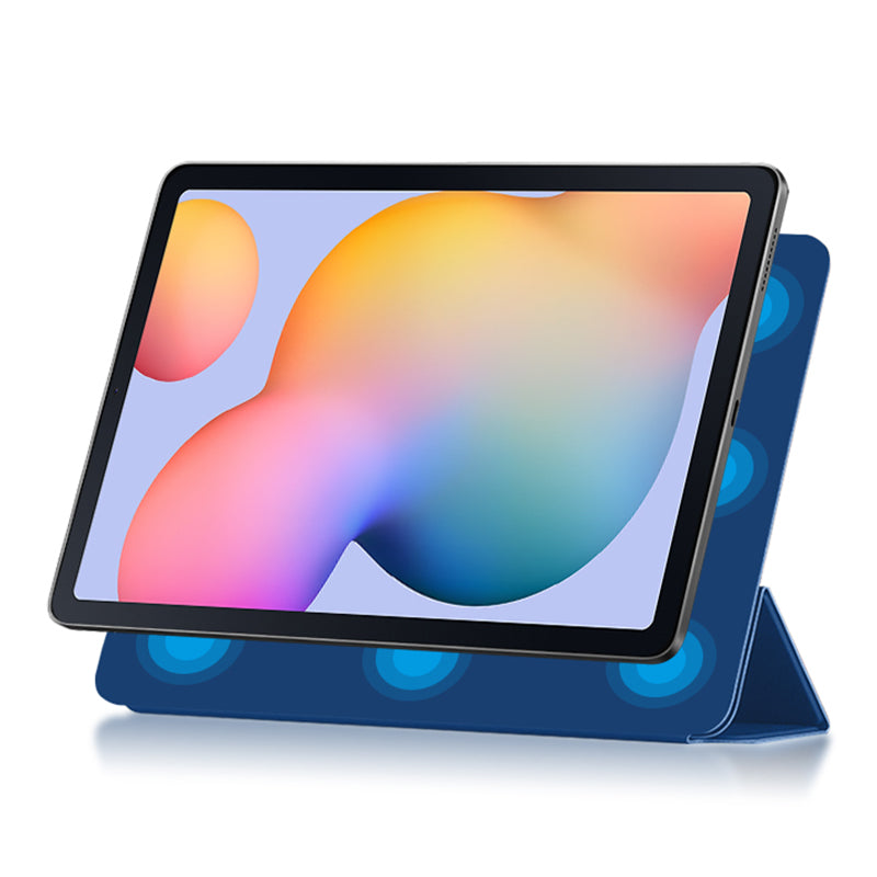 Tri-fold Stand Cover for Samsung Galaxy Tab S6 Lite / Tab S6 Lite (2022) , PU Leather Magnetic Smart Tablet Case
