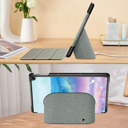 Pattern Printed Shockproof Case for Google Pixel Tablet Tri-fold Stand PU Leather Tablet Cover