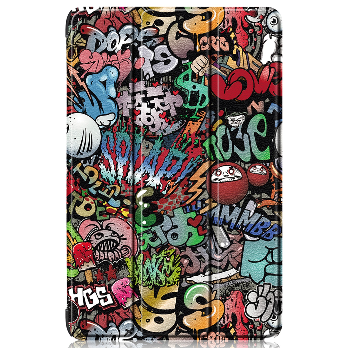 Tablet Leather Case for Samsung Galaxy Tab S9 Ultra SM-X910 M-X916B SM-X918 , Tri-fold Stand Pattern Printed Cover