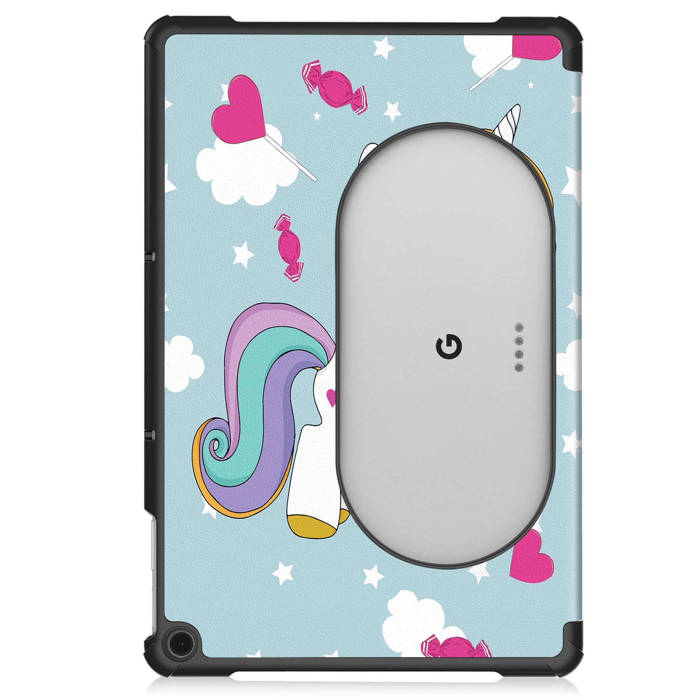 Trifold Stand PU Leather Case for Google Pixel Tablet , Pattern Printing Protective Tablet Cover