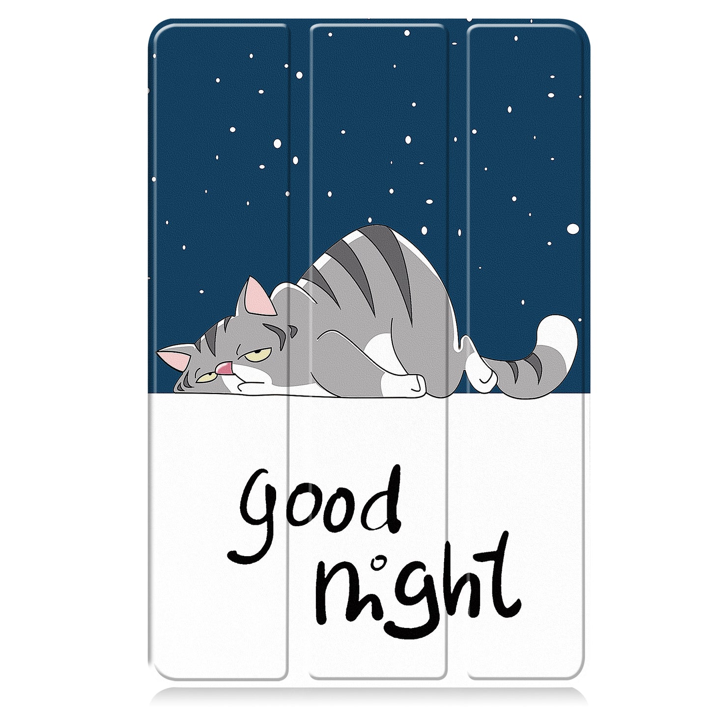 Trifold Stand PU Leather Case for Google Pixel Tablet , Pattern Printing Protective Tablet Cover