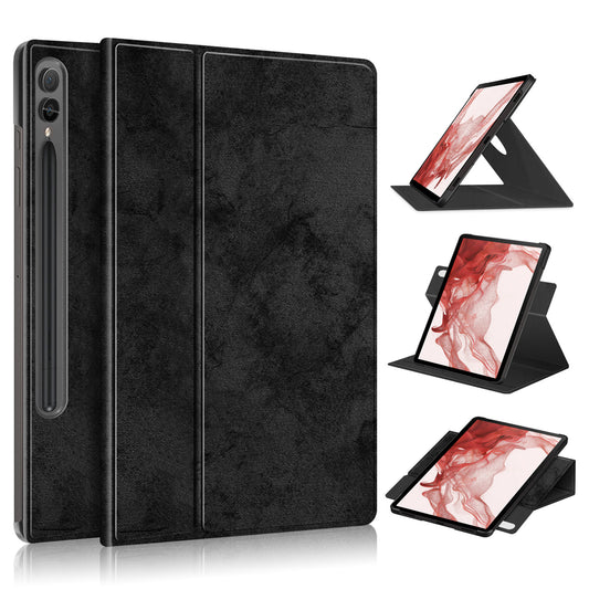 Tablet Case for Samsung Galaxy Tab S9+ SM-X810 (Wi-Fi), SM-X816B (5G Global), SM-X818U (5G US) Leather Rotary Stand Cover