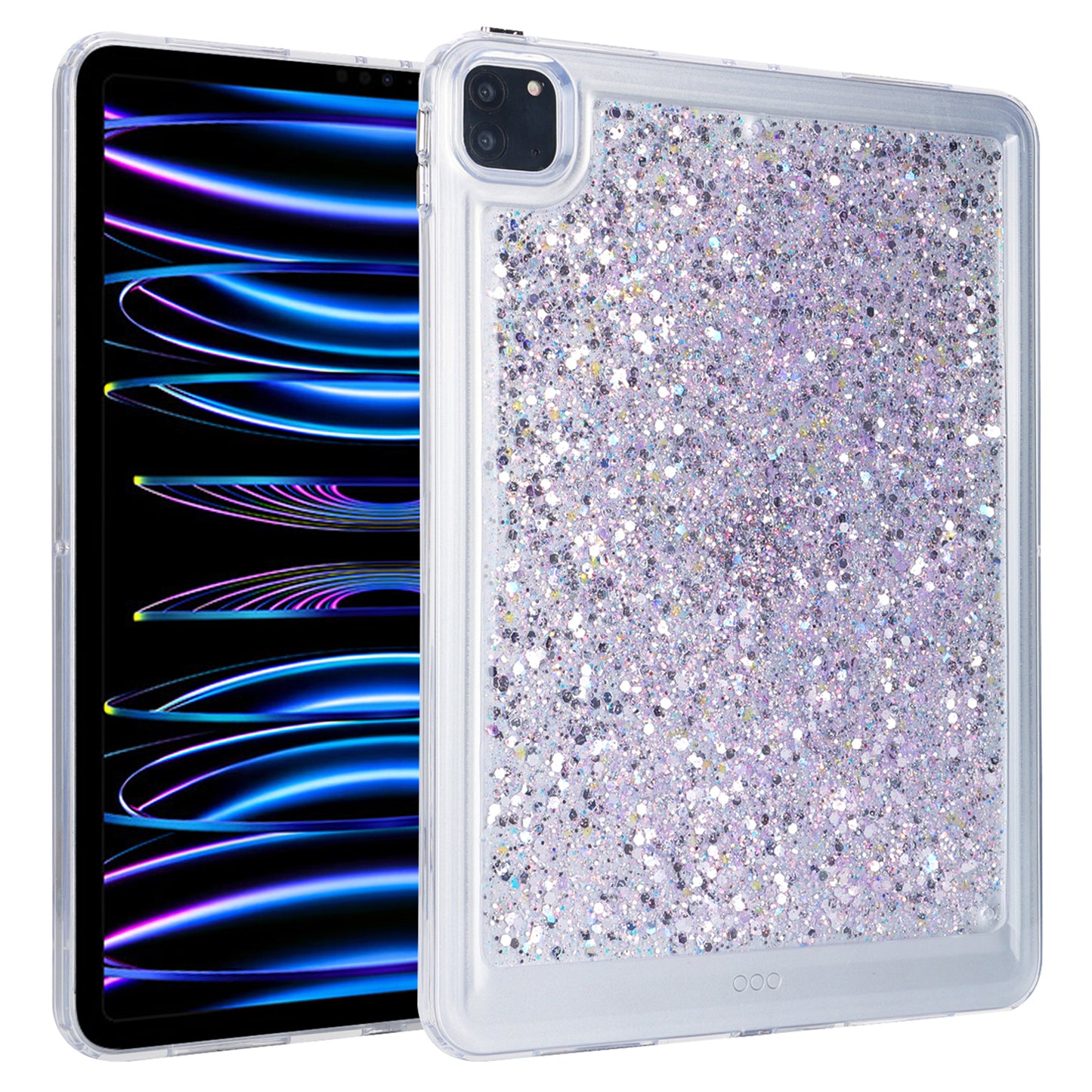 For iPad Pro 11 (2018) / (2020) / (2021) / (2022) Glitter Tablet Case TPU + PC Protective Tablet Cover