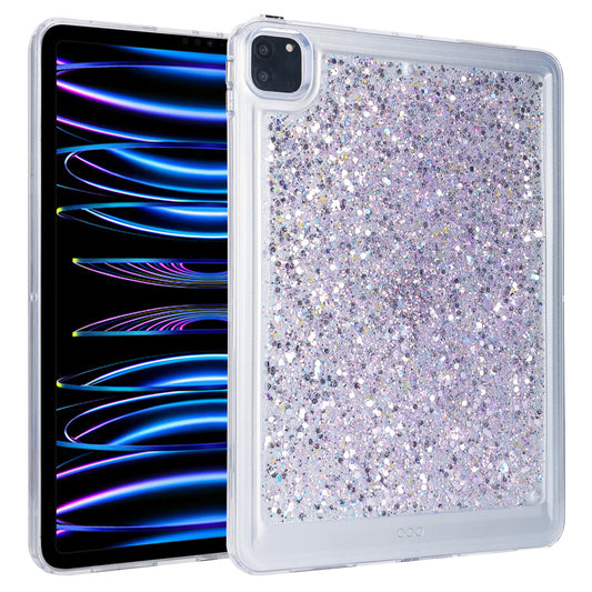 For iPad Pro 11 (2018) / (2020) / (2021) / (2022) Glitter Tablet Case TPU + PC Protective Tablet Cover