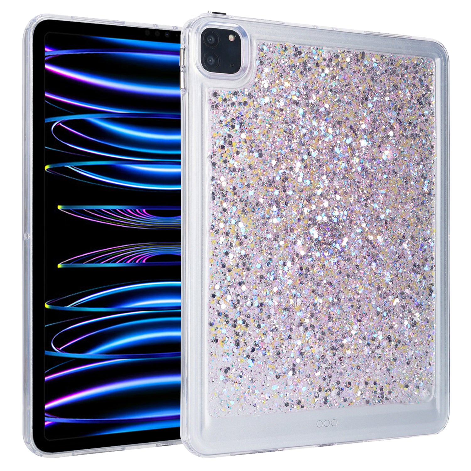 For iPad Pro 11 (2018) / (2020) / (2021) / (2022) Glitter Tablet Case TPU + PC Protective Tablet Cover