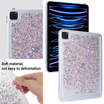 For iPad Pro 11 (2018) / (2020) / (2021) / (2022) Glitter Tablet Case TPU + PC Protective Tablet Cover
