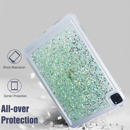 For iPad Pro 11 (2018) / (2020) / (2021) / (2022) Glitter Tablet Case TPU + PC Protective Tablet Cover
