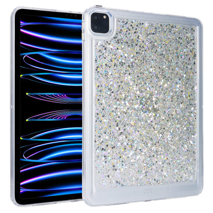 For iPad Pro 11 (2018) / (2020) / (2021) / (2022) Glitter Tablet Case TPU + PC Protective Tablet Cover