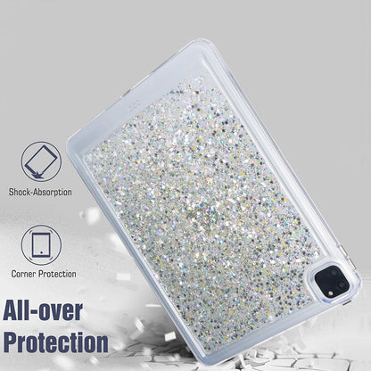 For iPad Pro 11 (2018) / (2020) / (2021) / (2022) Glitter Tablet Case TPU + PC Protective Tablet Cover