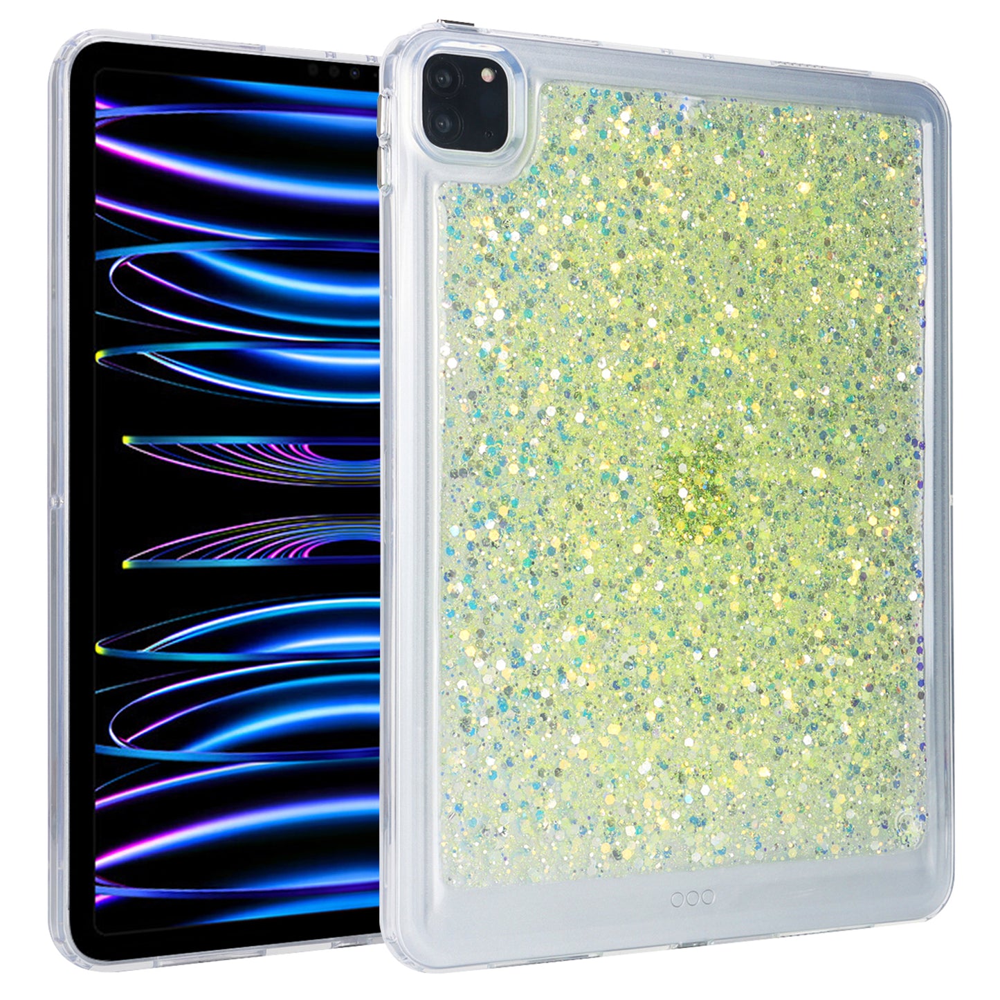 For iPad Pro 11 (2018) / (2020) / (2021) / (2022) Glitter Tablet Case TPU + PC Protective Tablet Cover