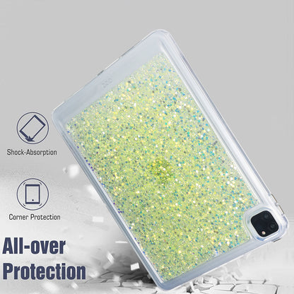 For iPad Pro 11 (2018) / (2020) / (2021) / (2022) Glitter Tablet Case TPU + PC Protective Tablet Cover