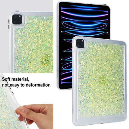 For iPad Pro 11 (2018) / (2020) / (2021) / (2022) Glitter Tablet Case TPU + PC Protective Tablet Cover