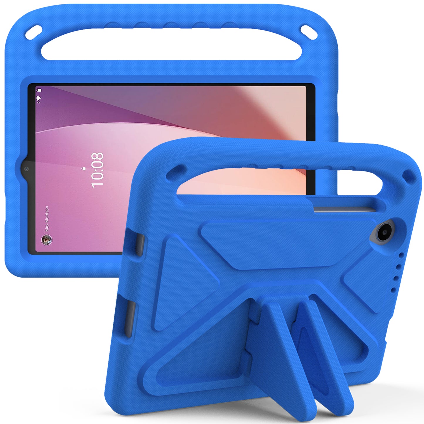 For Lenovo Tab M8 Gen 4 Hand Grip EVA Tablet Case Foldable Kickstand Tablet Cover