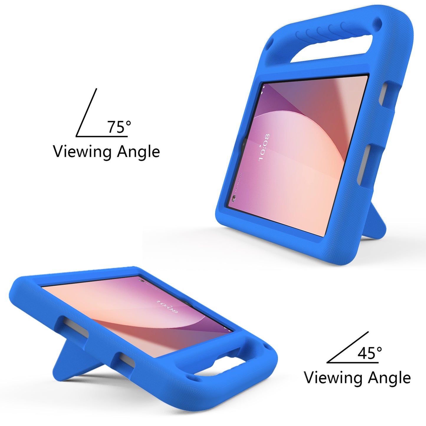 For Lenovo Tab M8 Gen 4 Hand Grip EVA Tablet Case Foldable Kickstand Tablet Cover