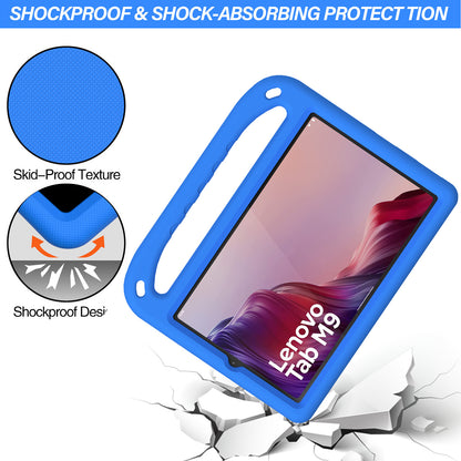 Kickstand Tablet Case for Lenovo Tab M9 , Hand Grip EVA Shockproof Tablet Cover