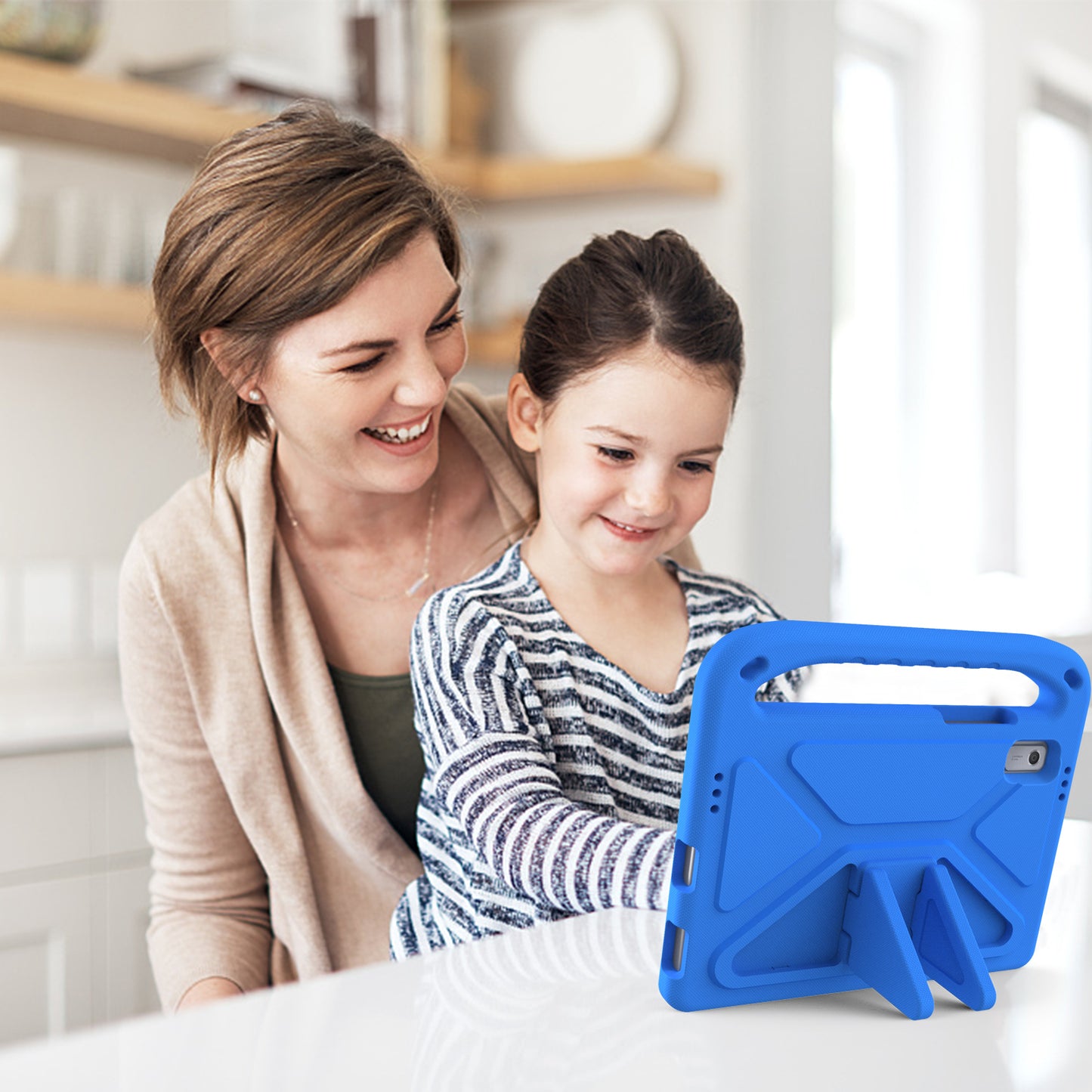 Kickstand Tablet Case for Lenovo Tab M9 , Hand Grip EVA Shockproof Tablet Cover