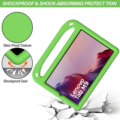 Kickstand Tablet Case for Lenovo Tab M9 , Hand Grip EVA Shockproof Tablet Cover