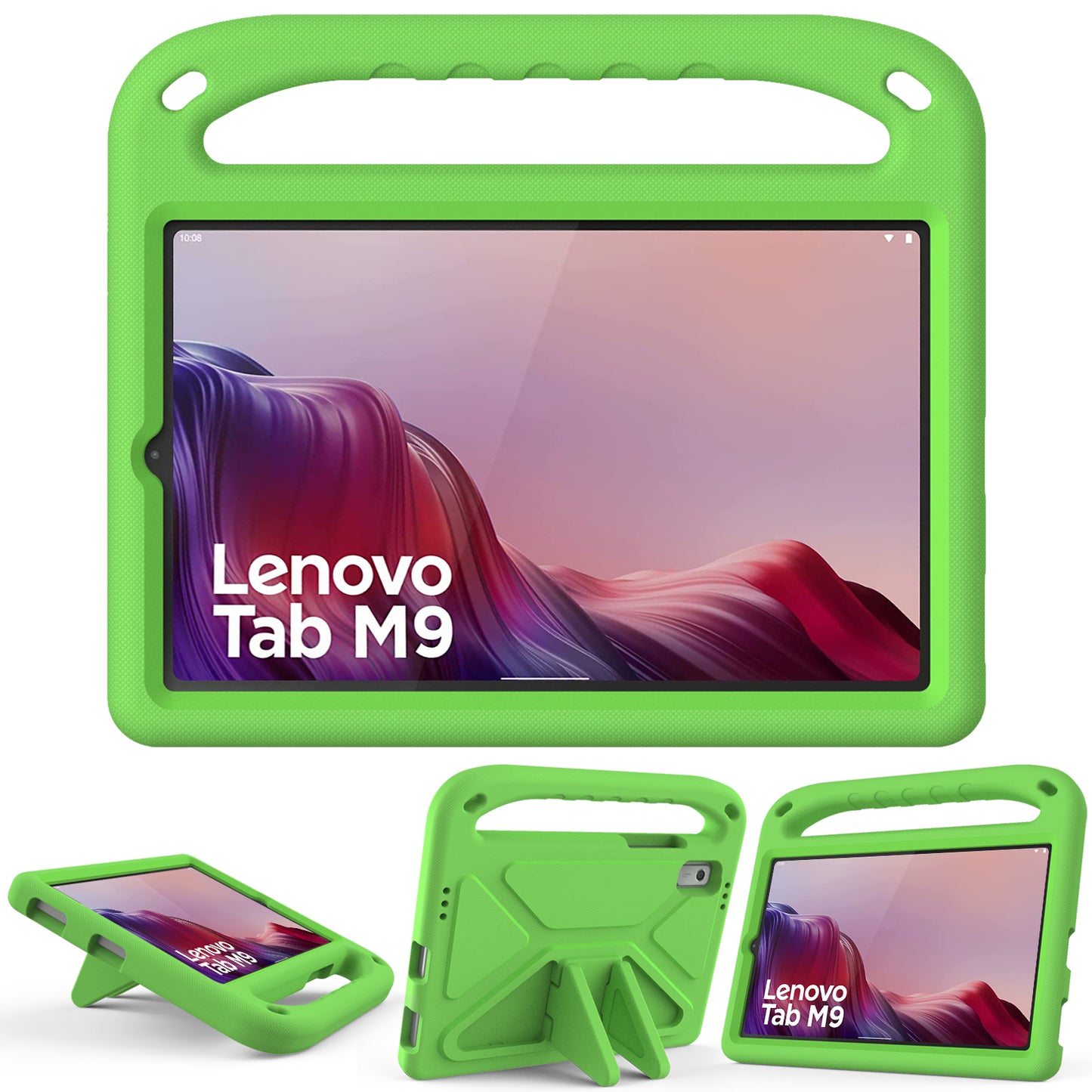 Kickstand Tablet Case for Lenovo Tab M9 , Hand Grip EVA Shockproof Tablet Cover