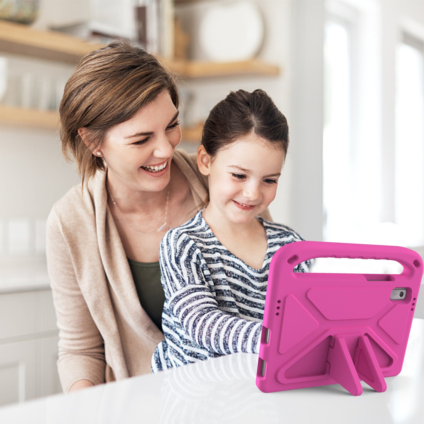 Kickstand Tablet Case for Lenovo Tab M9 , Hand Grip EVA Shockproof Tablet Cover