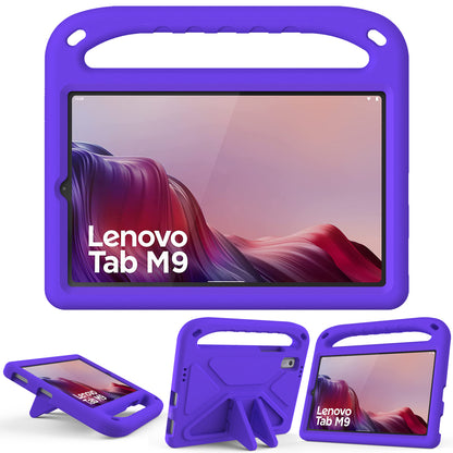 Kickstand Tablet Case for Lenovo Tab M9 , Hand Grip EVA Shockproof Tablet Cover