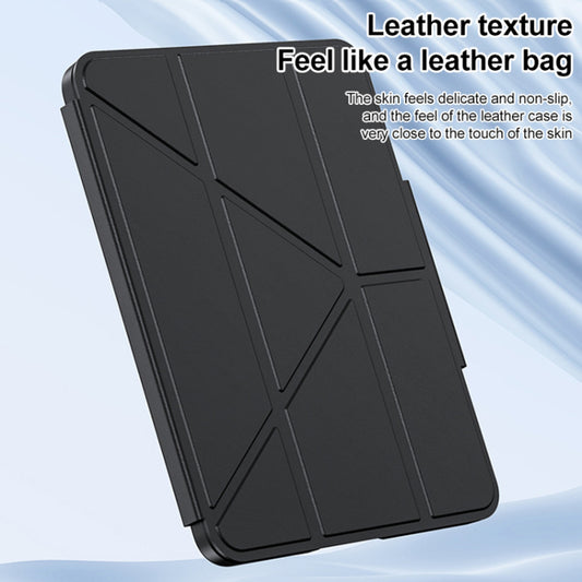For iPad 10.9 (2022) PU Leather Stand Case Origami Auto Wake / Sleep Tablet Cover with Pencil Holder