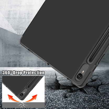 Tablet Case for Samsung Galaxy Tab S9 SM-X710, SM-X716B, SM-X718U PU Leather Origami Stand Protective Cover