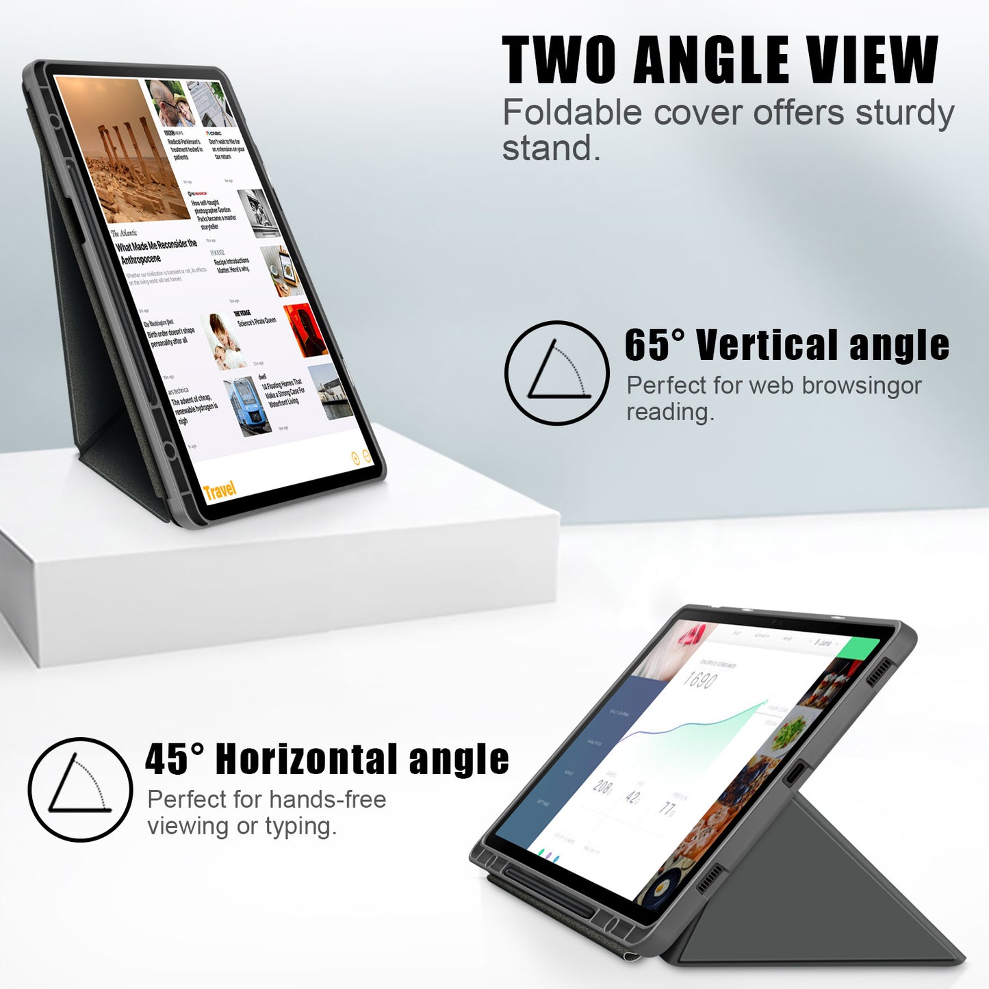 Tablet Case for Samsung Galaxy Tab S9 SM-X710, SM-X716B, SM-X718U PU Leather Origami Stand Protective Cover