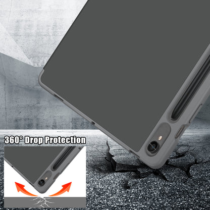 Tablet Case for Samsung Galaxy Tab S9 SM-X710, SM-X716B, SM-X718U PU Leather Origami Stand Protective Cover