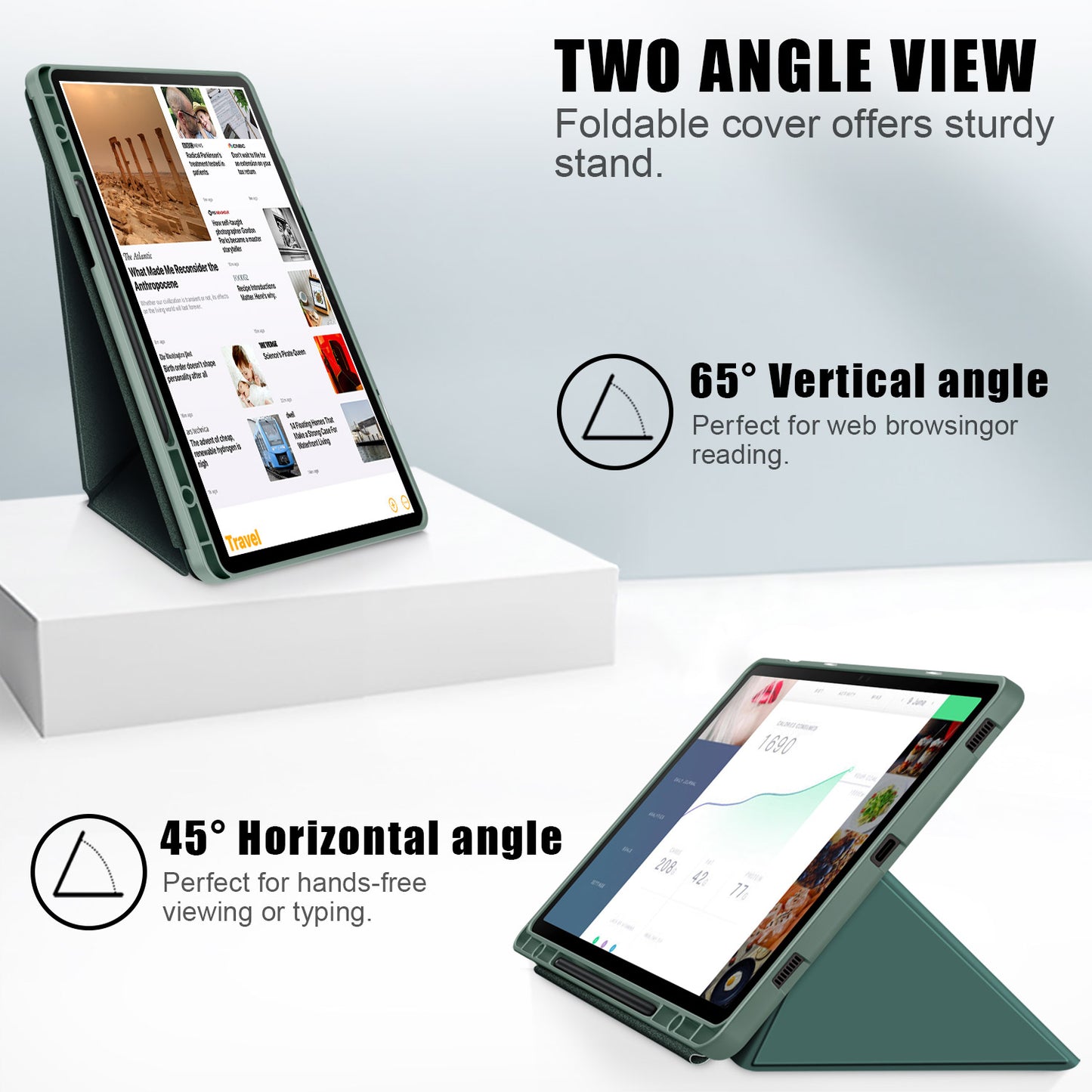 Tablet Case for Samsung Galaxy Tab S9 SM-X710, SM-X716B, SM-X718U PU Leather Origami Stand Protective Cover