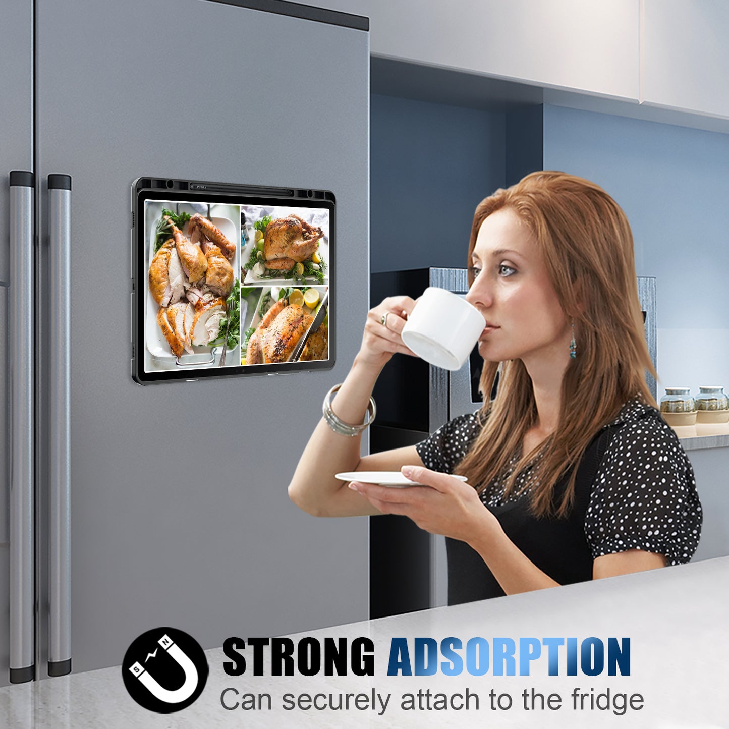 Origami Stand Case for Samsung Galaxy Tab S9+ SM-X810 (Wi-Fi), SM-X816B (5G Global), SM-X818U (5G US) PU Leather Smart Tablet Cover