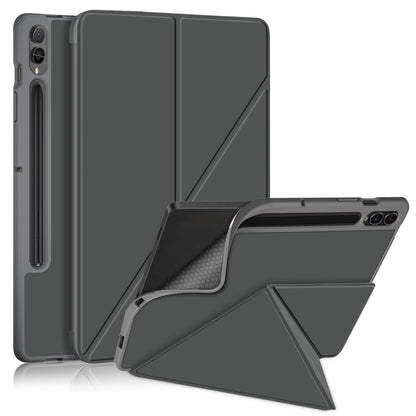 Origami Stand Case for Samsung Galaxy Tab S9+ SM-X810 (Wi-Fi), SM-X816B (5G Global), SM-X818U (5G US) PU Leather Smart Tablet Cover