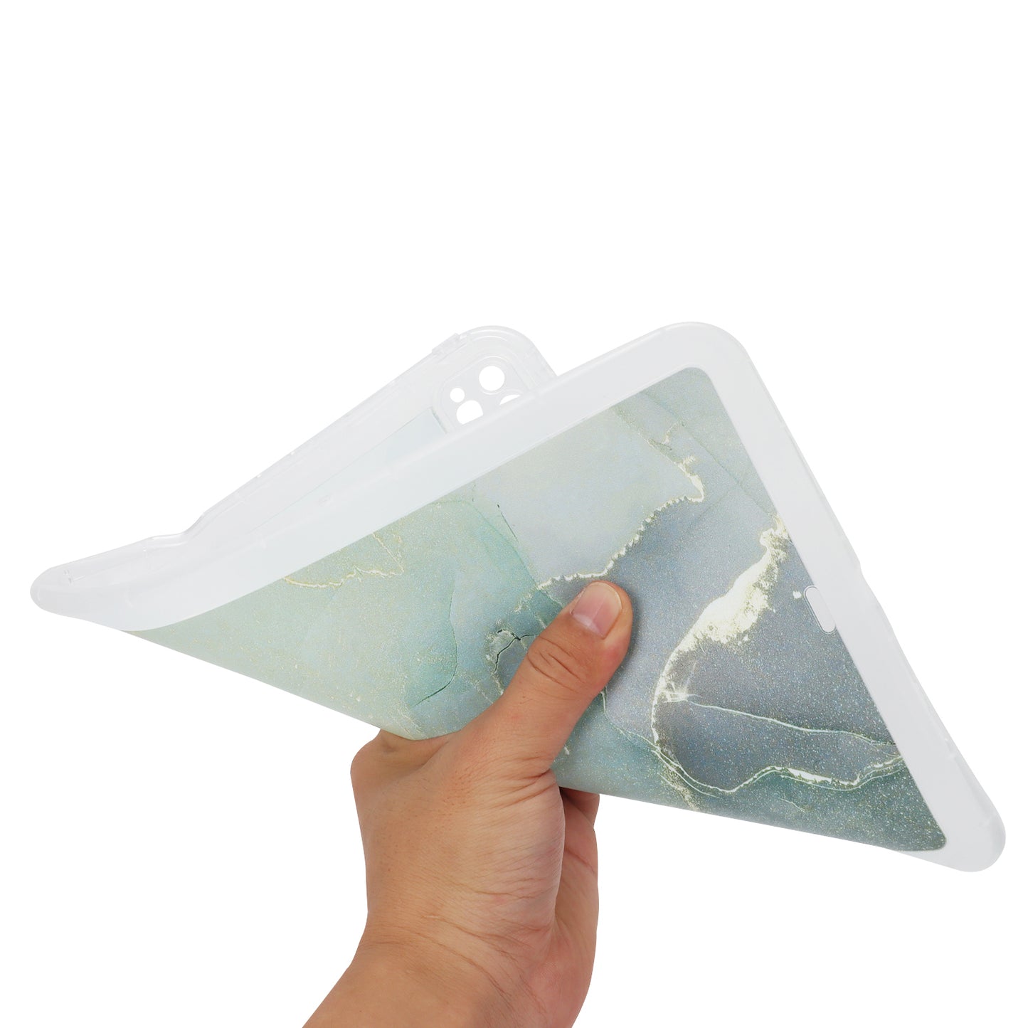 For iPad Pro 11 (2020) / (2021) / (2022) Soft TPU Tablet Case Marble Pattern Printing Back Shell