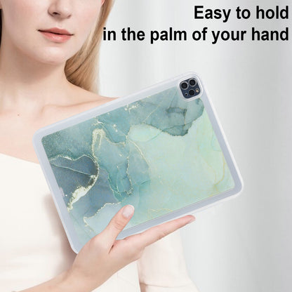 For iPad Pro 11 (2020) / (2021) / (2022) Soft TPU Tablet Case Marble Pattern Printing Back Shell