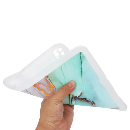 For iPad Pro 11 (2020) / (2021) / (2022) Soft TPU Tablet Case Marble Pattern Printing Back Shell